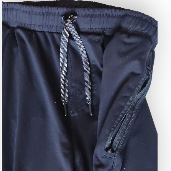 Kirkland Signature Men's Dark Blue Joggers - Picture 2 of 4